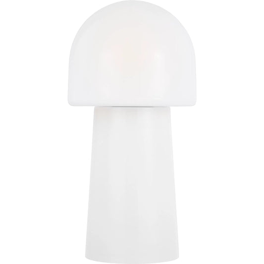 Enoki Table Lamp by Visual Comfort & Co. in milk glass. Made from glass in a unique style.