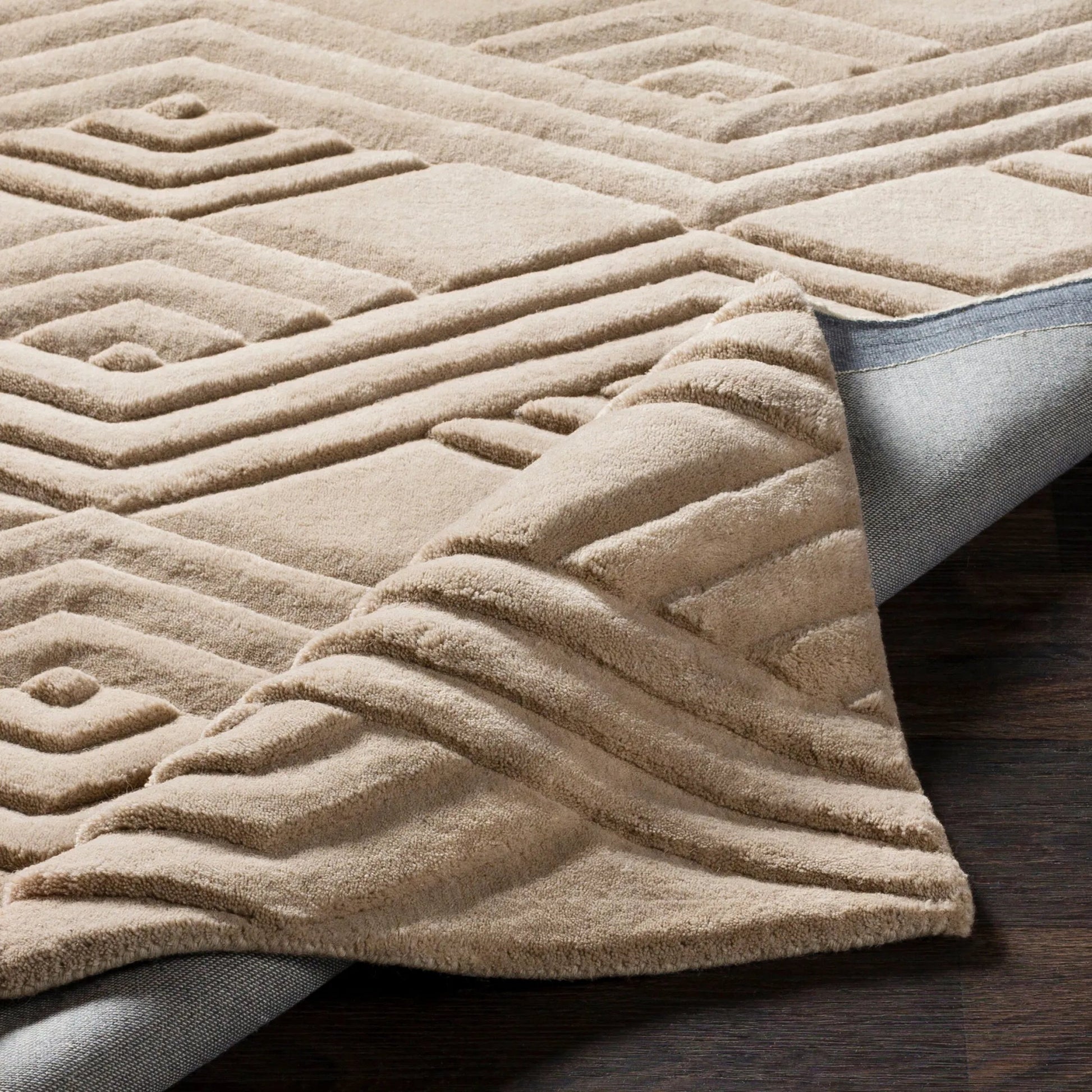 Etching Rug - 21611 by Surya. Made from 100% wool in a unique style.