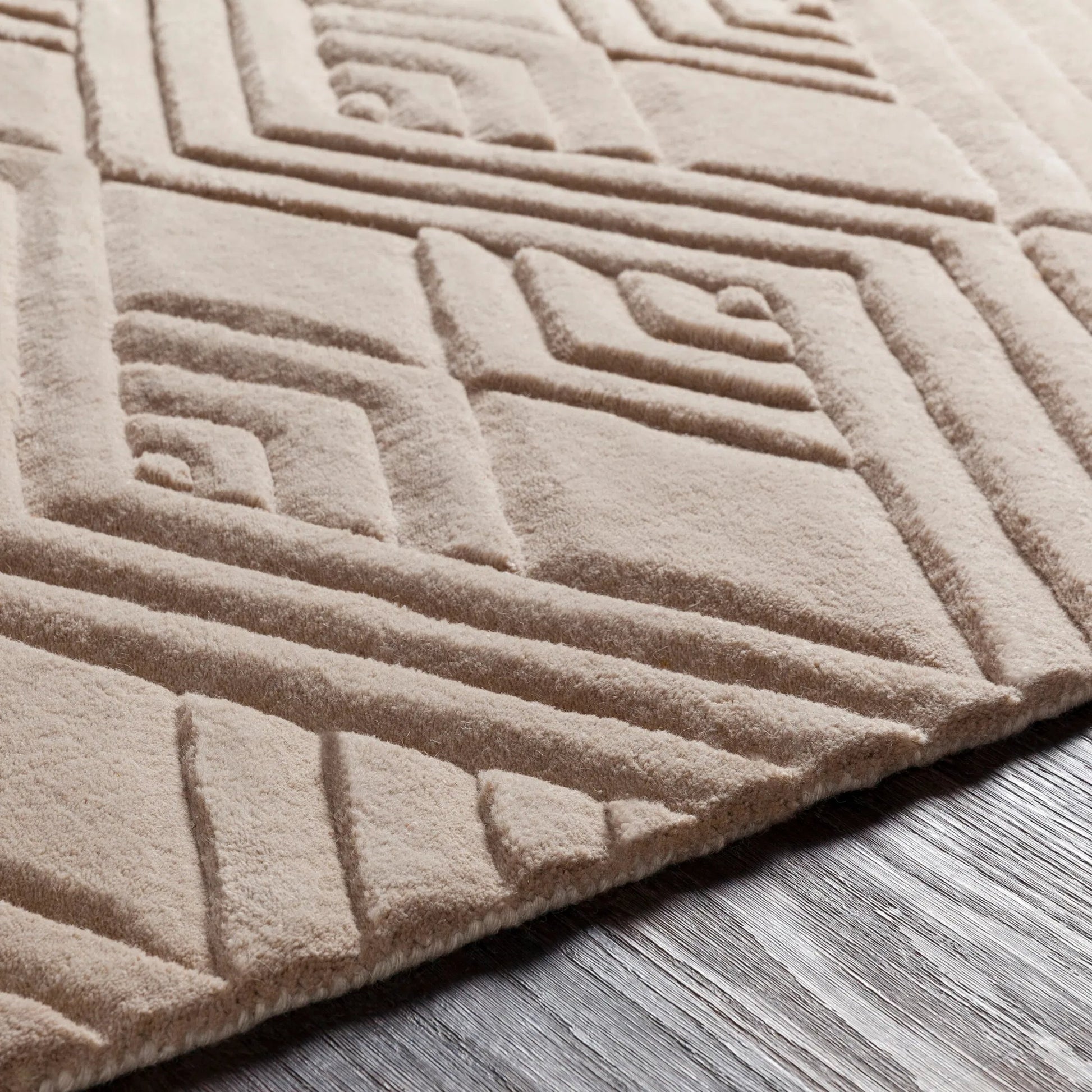 Etching Rug - 21611 by Surya. Made from 100% wool in a unique style.