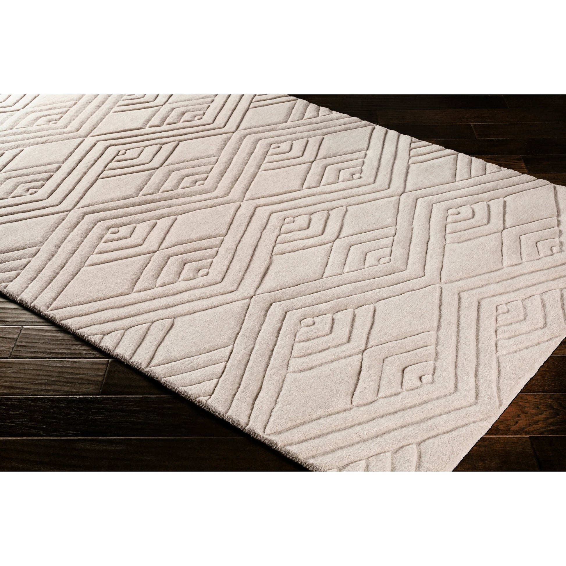 Etching Rug - 21611 by Surya. Made from 100% wool in a unique style.
