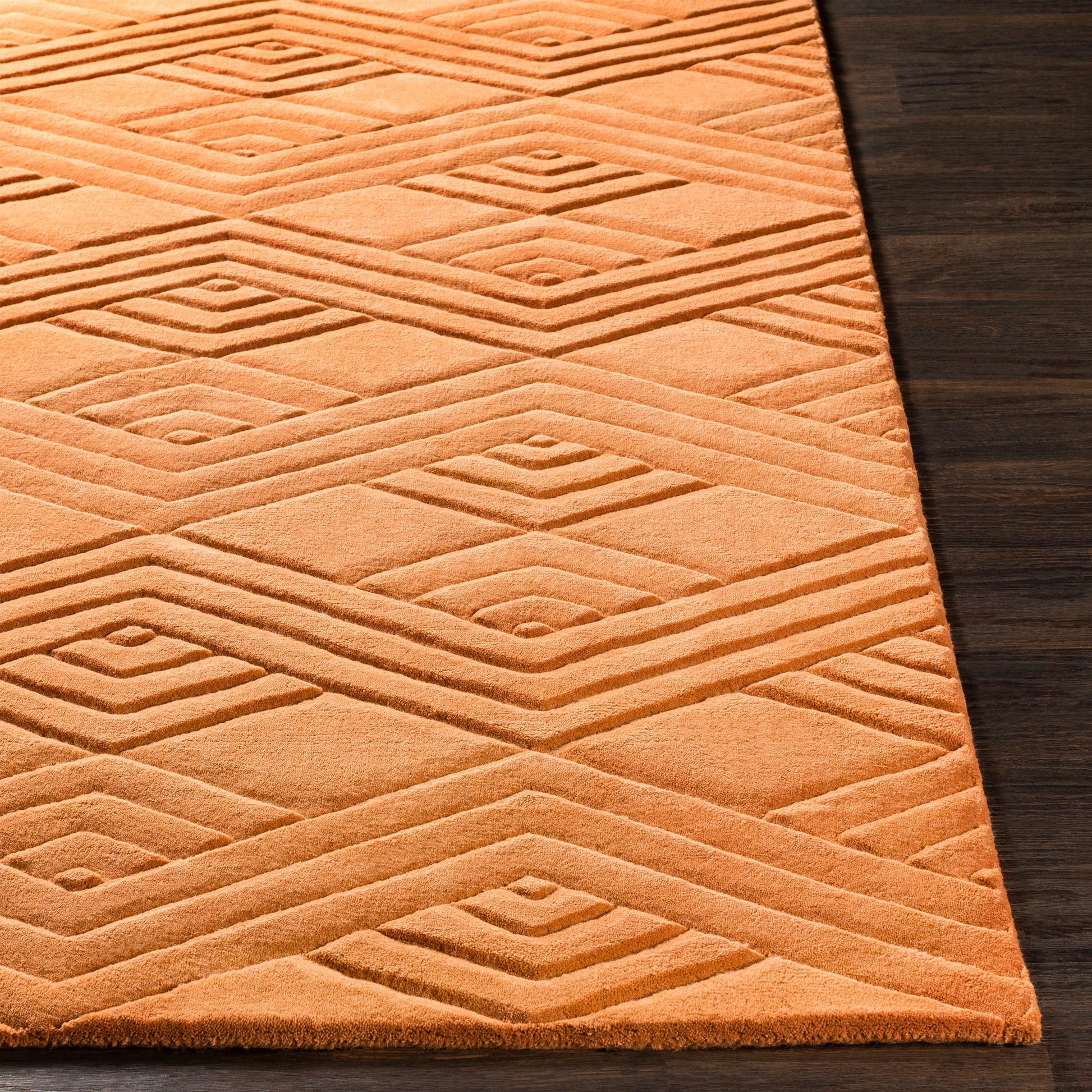 Etching Rug - 21611 by Surya. Made from 100% wool in a unique style.