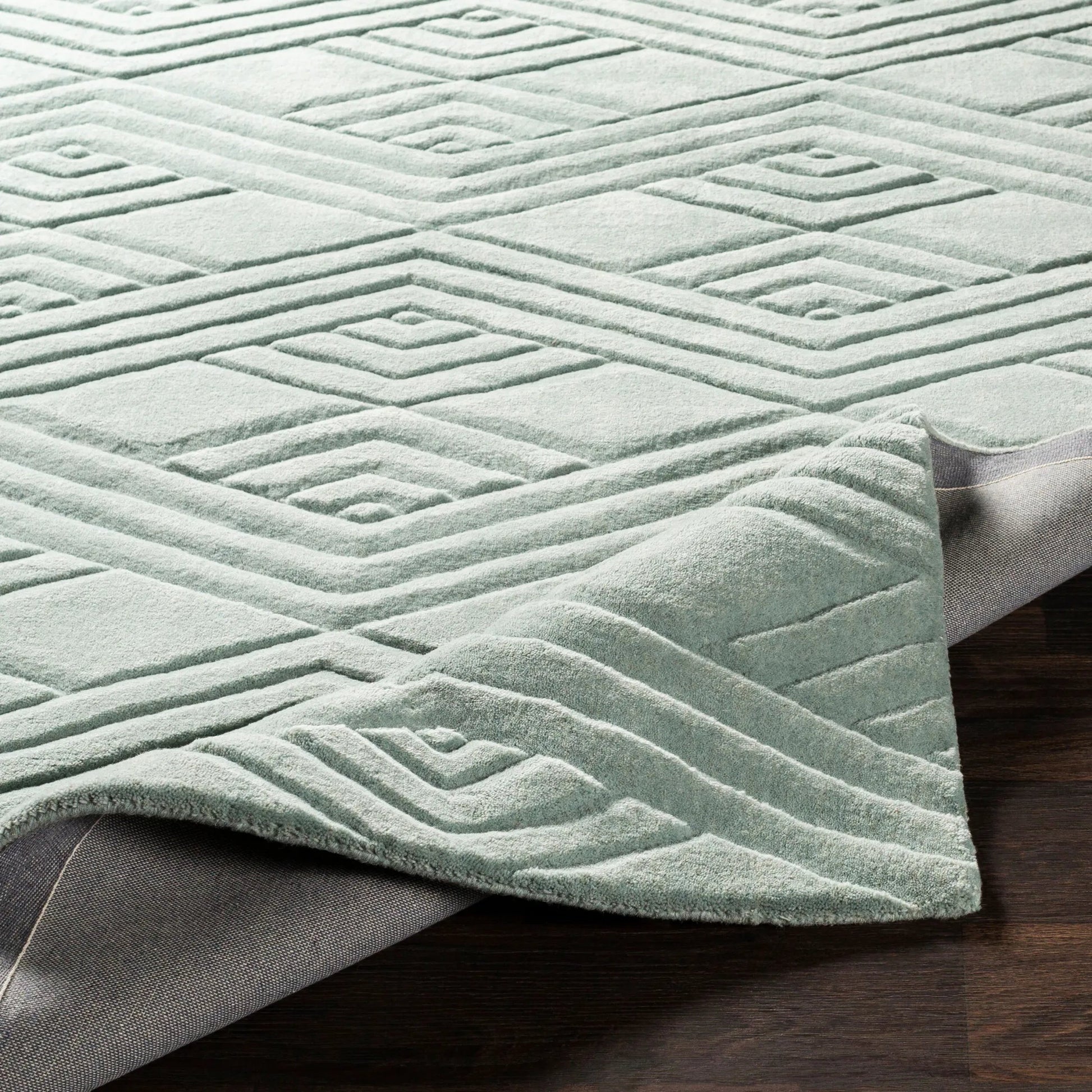 Etching Rug - 21611 by Surya. Made from 100% wool in a unique style.