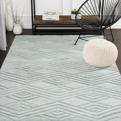 Etching Rug - 21611 by Surya. Made from 100% wool in a unique style.
