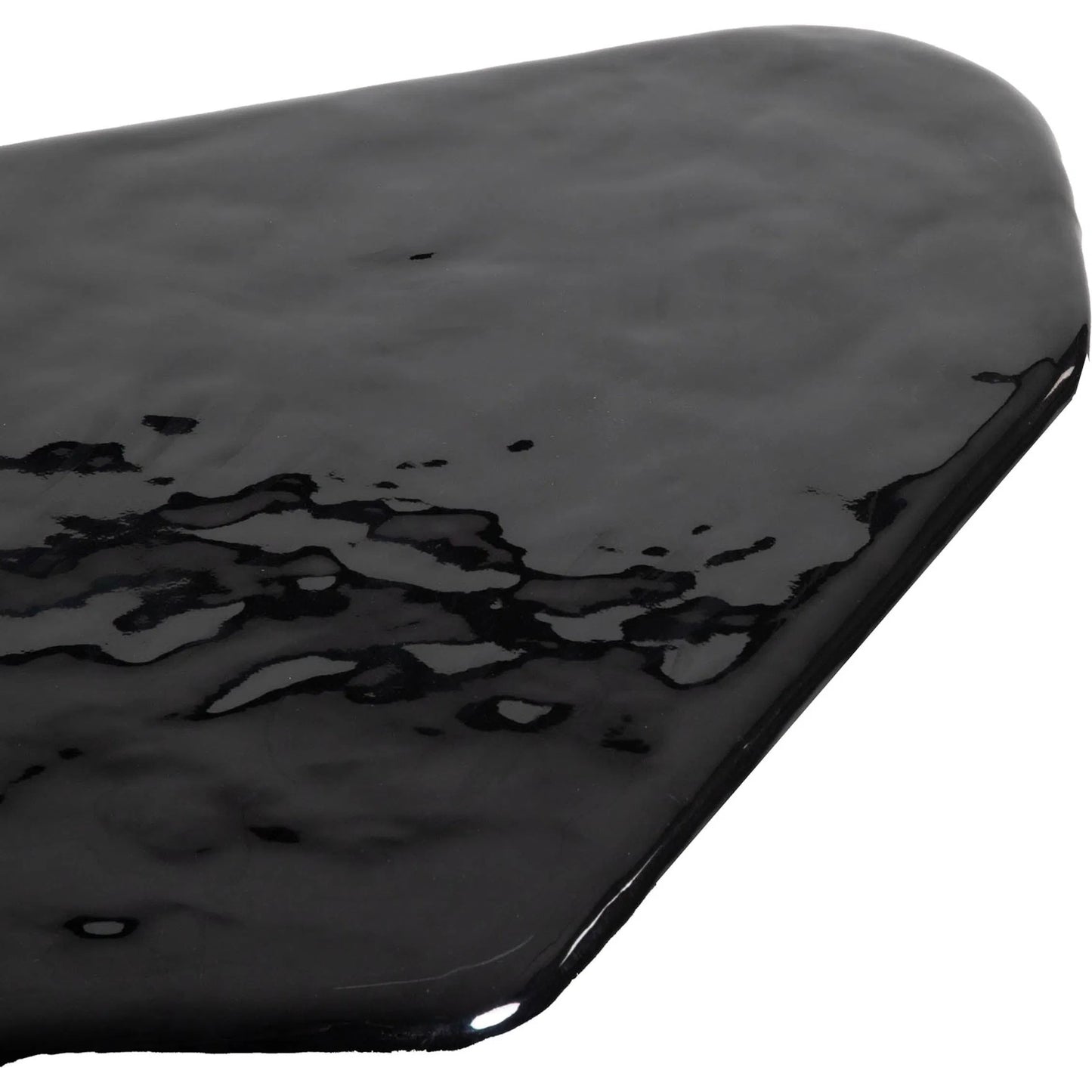 003 SI-2325028 | Closeup | Eternal Black Coffee Table by LH Imports in black and gloss. Made from concrete in a modern style.