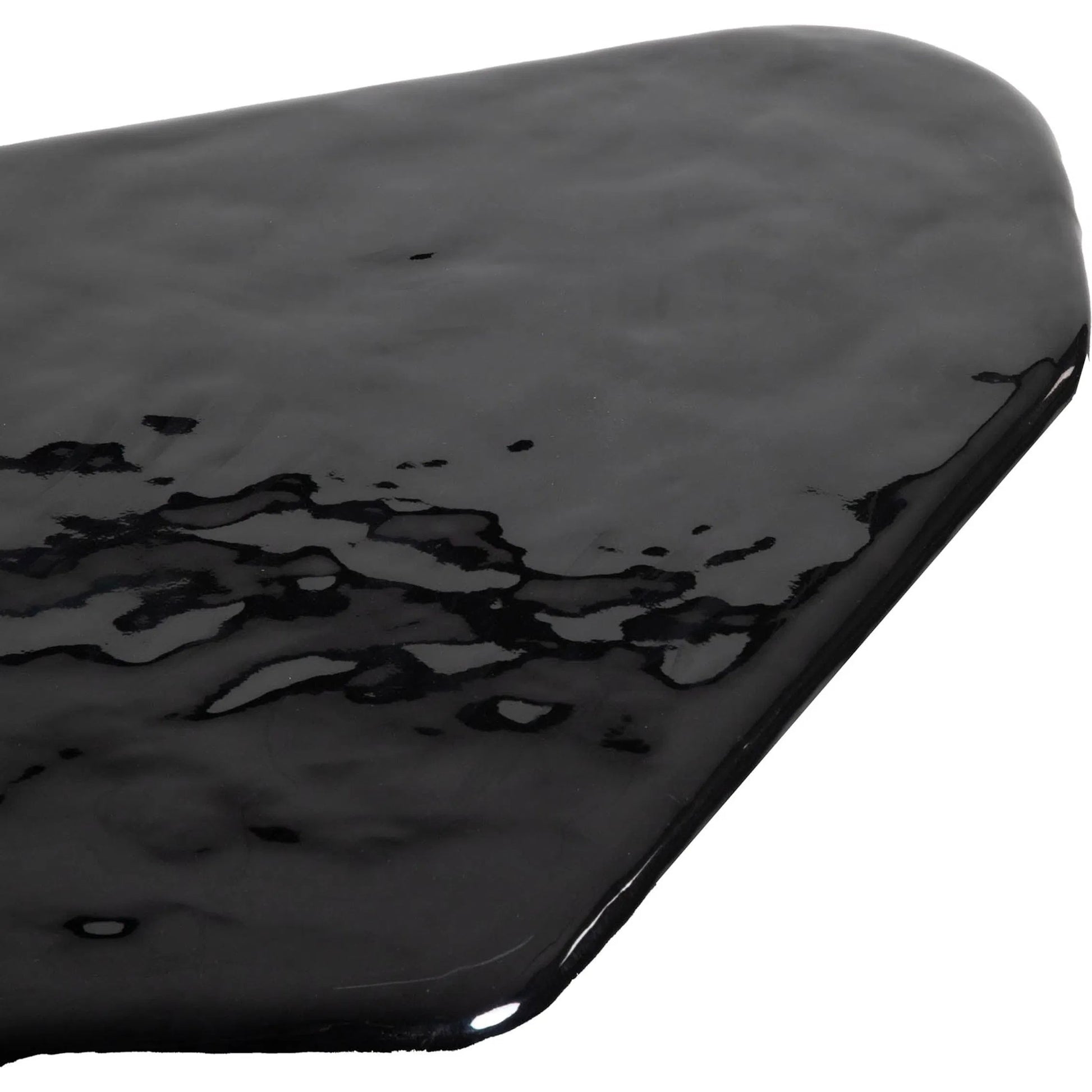 Eternal Black Coffee Table by LH Imports in black and gloss. Made from concrete in a modern style.