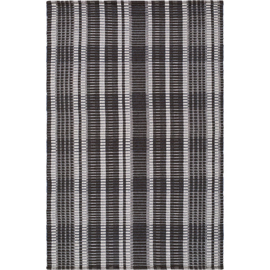 Ethos ETH-2303 Rug by Livabliss in charcoal, ivory.. Made from wool, cotton, polyester in a unique style.