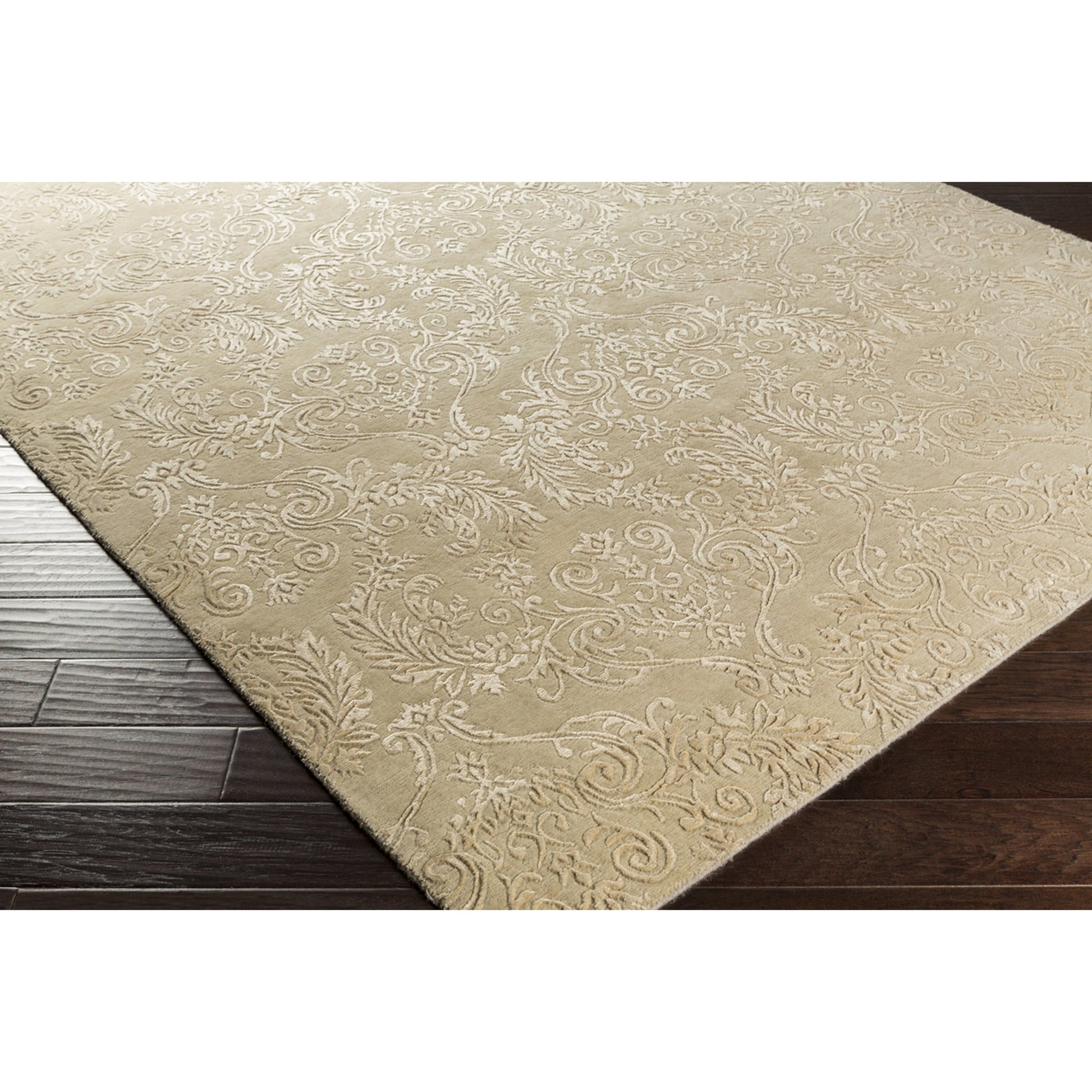 Etienne ETI-9004 Rug by Surya. Made from 55% wool, 35% bamboo silk, 10% cotton in a unique style.