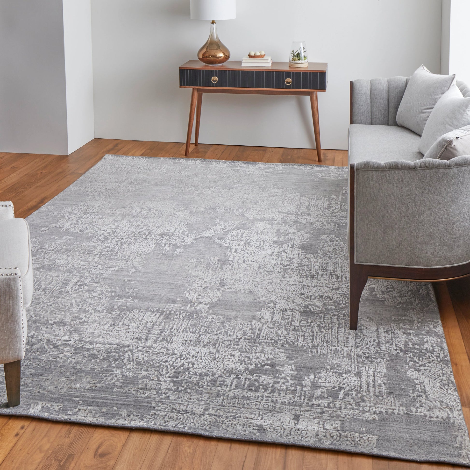 Eastfield Rug - 6989F by Feizy. Made from wool, viscose in a unique style.