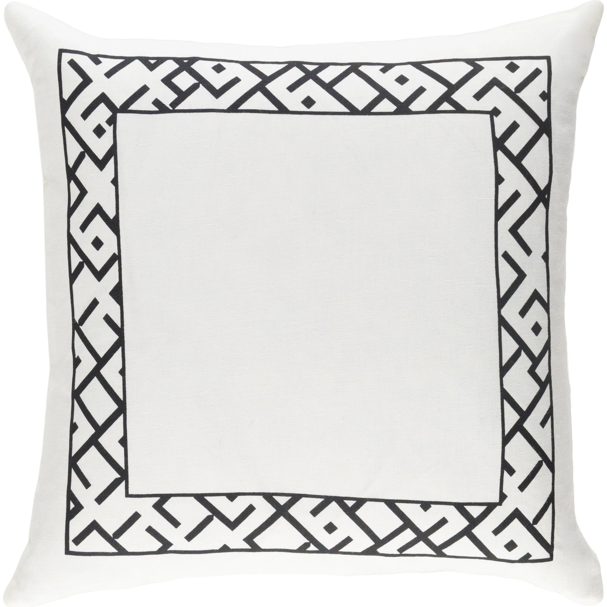 Ethiopia Pillow - 27139 by Surya. Made from 55% linen, 45% cotton in a modern style.