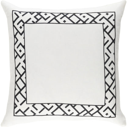 Ethiopia Pillow - 27139 by Surya. Made from 55% linen, 45% cotton in a modern style.