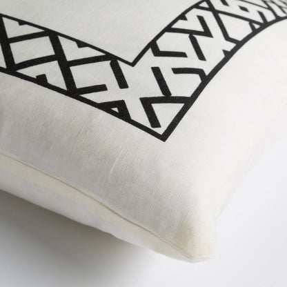 Ethiopia Pillow - 27139 by Surya. Made from 55% linen, 45% cotton in a modern style.