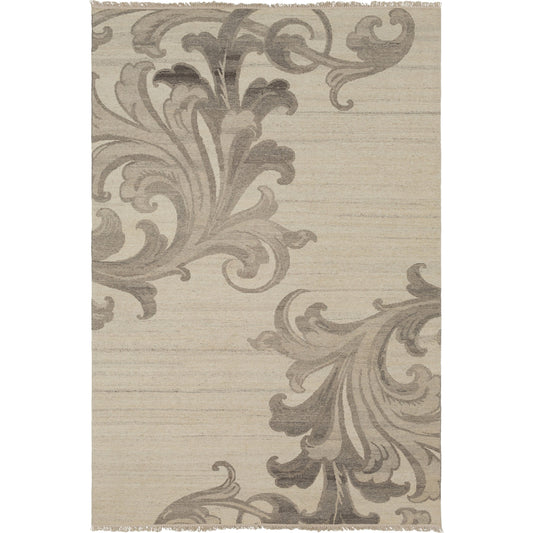 Ethereal Rug - 21612 by Surya in medium brown, wheat, dark brown, oatmeal. Made from 100% undyed wool in a unique style.