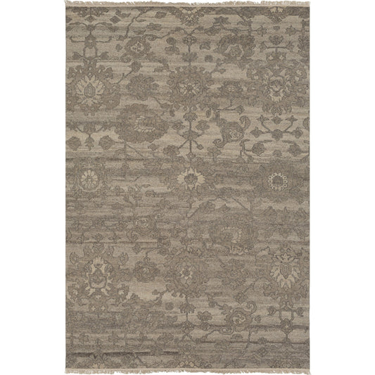 Ethereal Rug - 21613 by Surya in beige, medium brown, charcoal. Made from 100% undyed wool in a unique style.