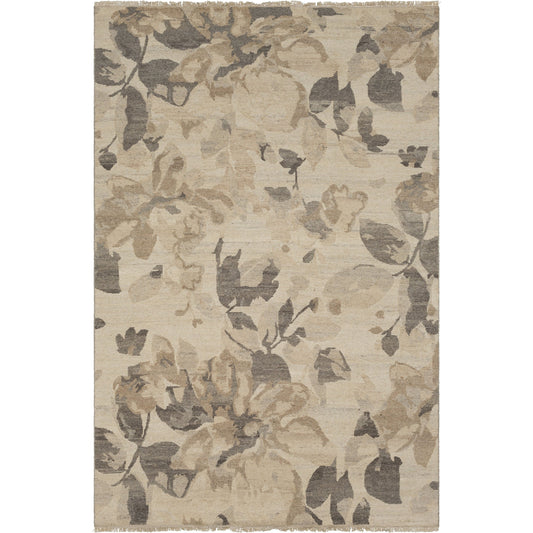 Ethereal Rug - 21614 by Surya in medium brown, wheat, light brown, taupe. Made from 100% undyed wool in a unique style.