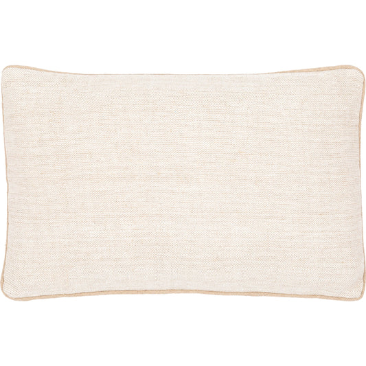 Betty Pillow (Cover Only) - 13182 by Surya in cream, tan. Made from front: 100% linen, back: 100% cotton in a modern style.