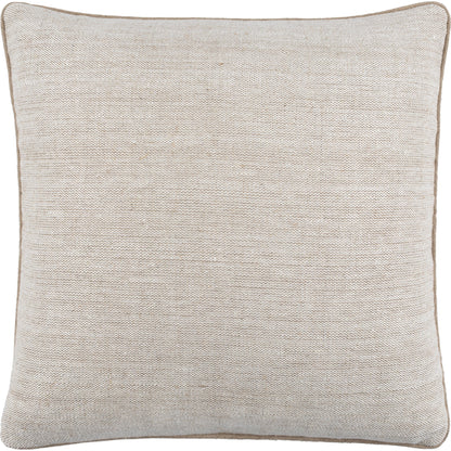 Betty Pillow (Cover Only) - 13182 by Surya in cream, tan. Made from front: 100% linen, back: 100% cotton in a modern style.
