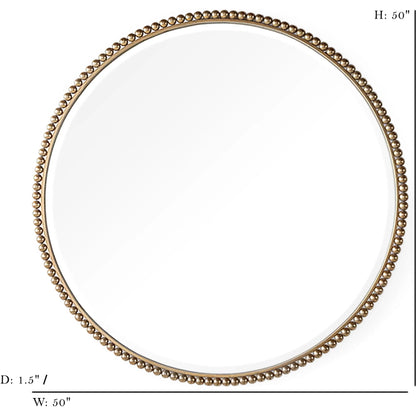 Eres Mirror by Zentique in antique gold. Made from iron, mirror, mdf in a unique style.