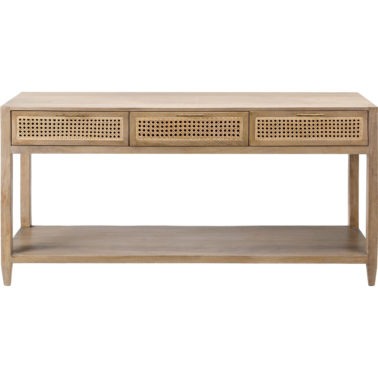 001 SI-1923434 | Primary Silo | Etewah Console Table - 32767 by Livabliss. Made from top: wood, base: manufactured wood, base: rattan, base: wood in a cottage & farmhouse style.