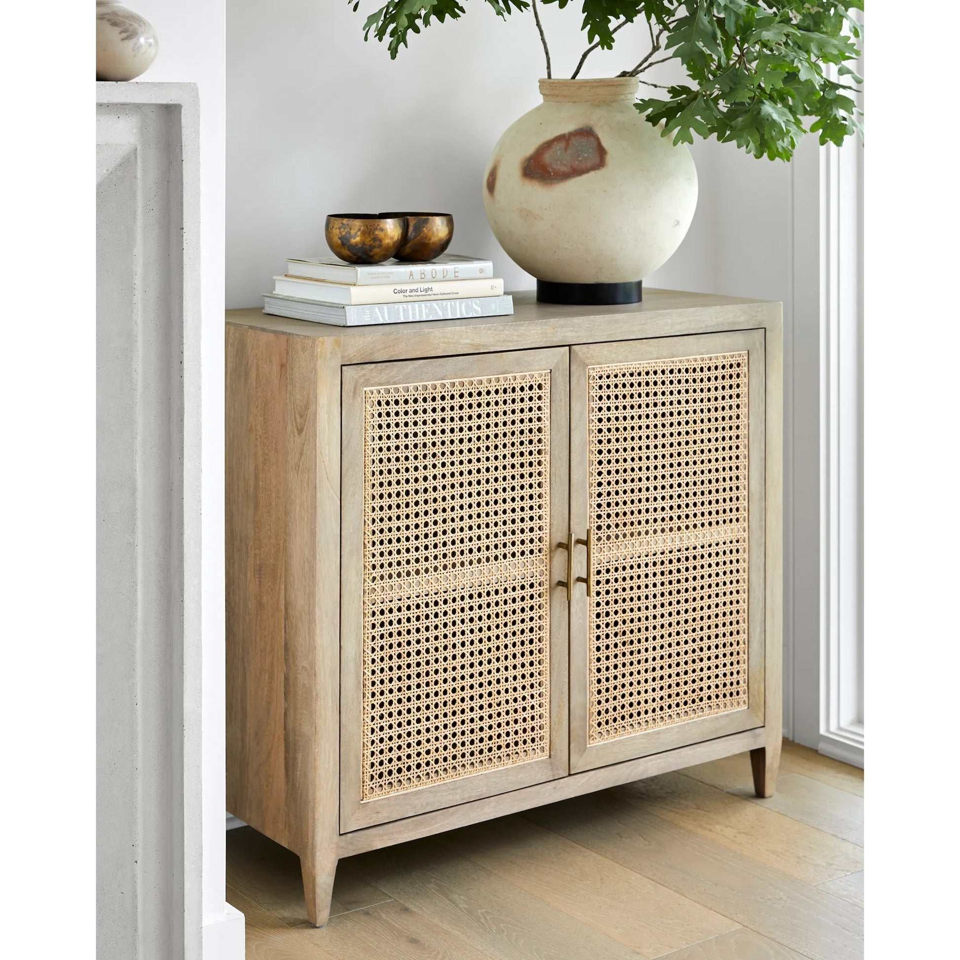 Etewah Cabinet - 32765 by Livabliss in top: wood, base: wood and lacqueredlacquered. Made from top: wood, base: manufactured wood, base: rattan, base: wood in a cottage & farmhouse style.