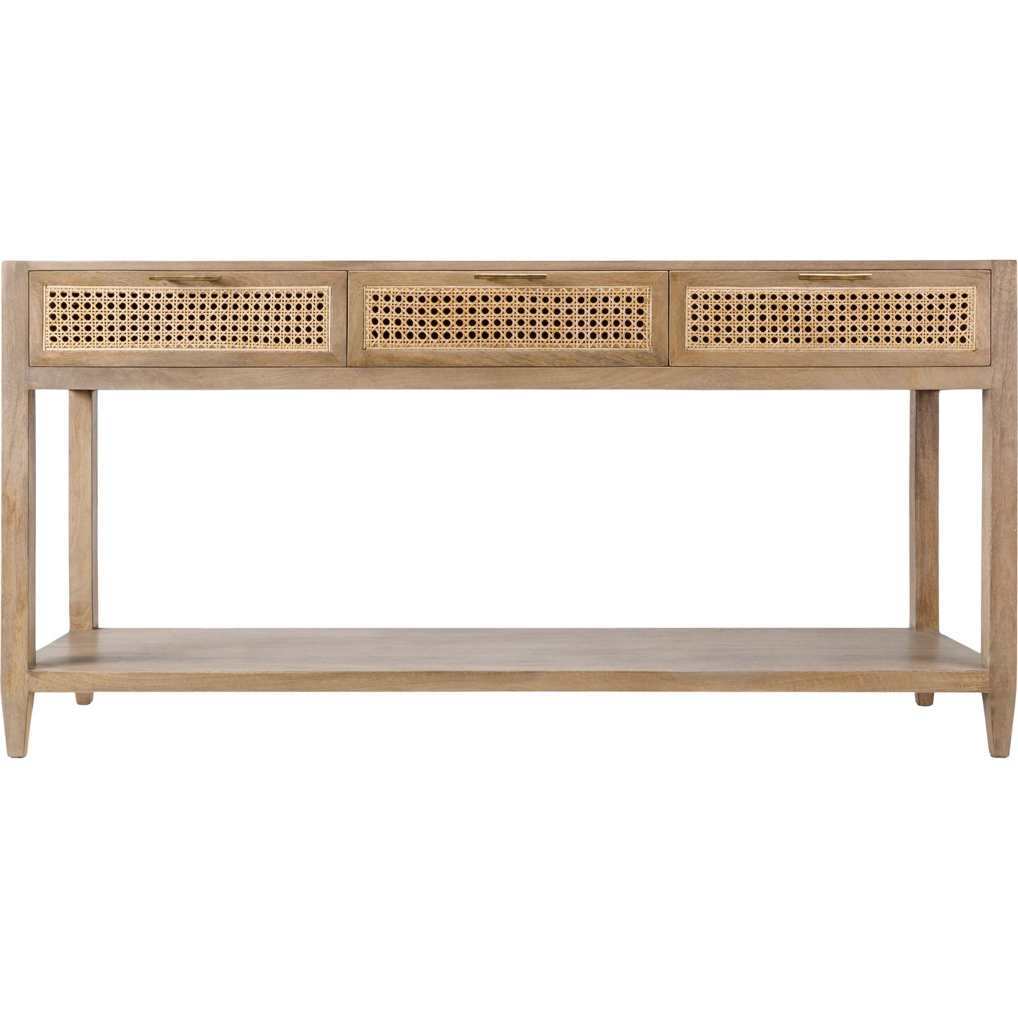 002 SI-1923434 | Additional Silo | Etewah Console Table - 32767 by Livabliss. Made from top: wood, base: manufactured wood, base: rattan, base: wood in a cottage & farmhouse style.