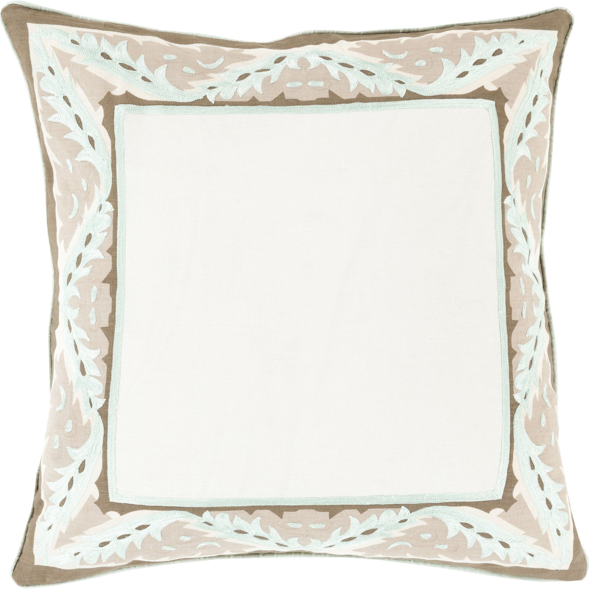 Eugene Pillow - 13446 by Surya. Made from 100% linen in a traditional style.