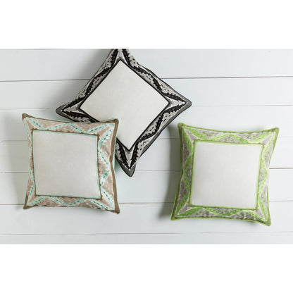 Eugene Pillow - 13446 by Surya. Made from 100% linen in a traditional style.