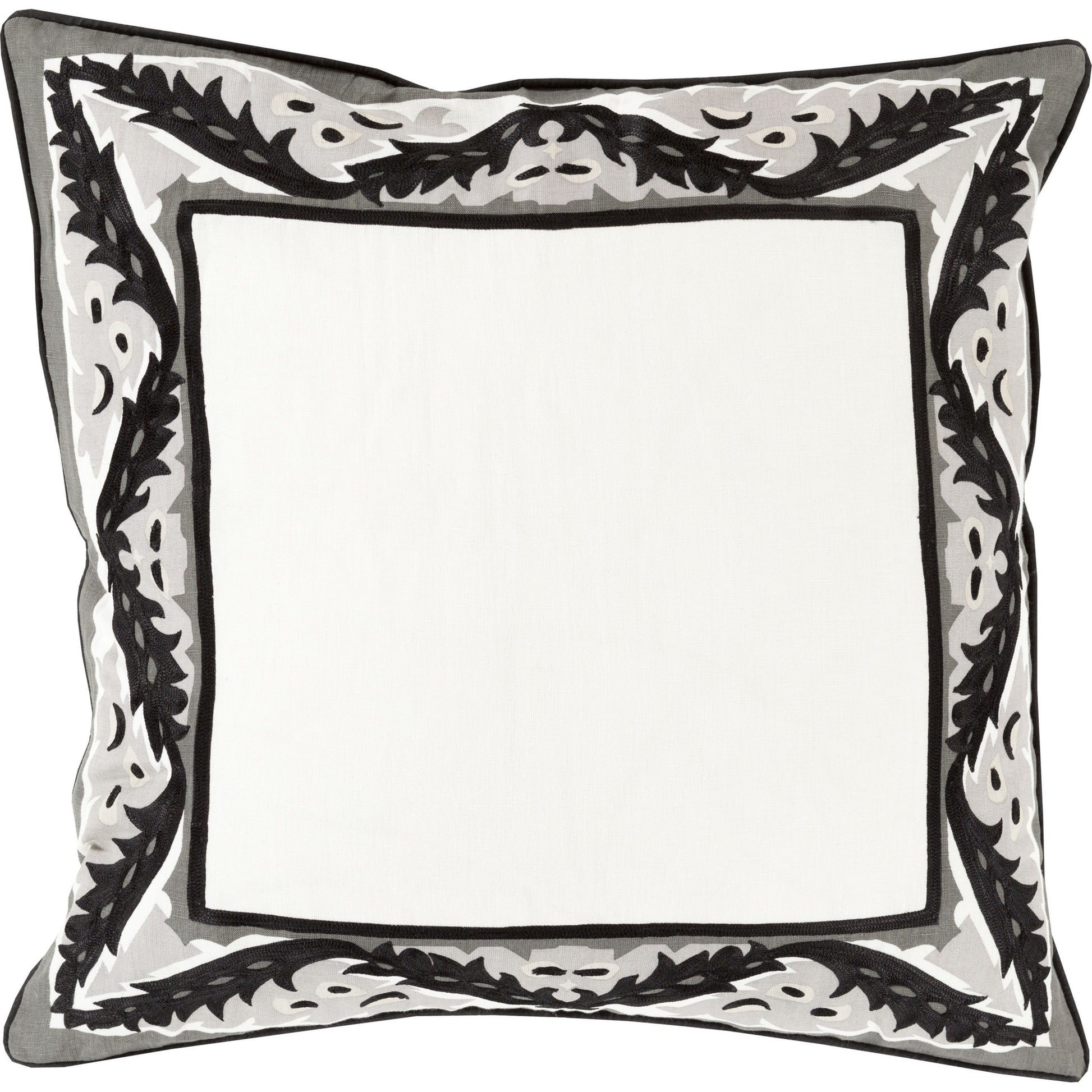 Eugene Pillow - 13446 by Surya. Made from 100% linen in a traditional style.