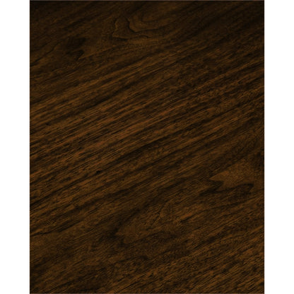 Isola Side Table by John-Richard in black, walnut. Made from unique in a transitional style.