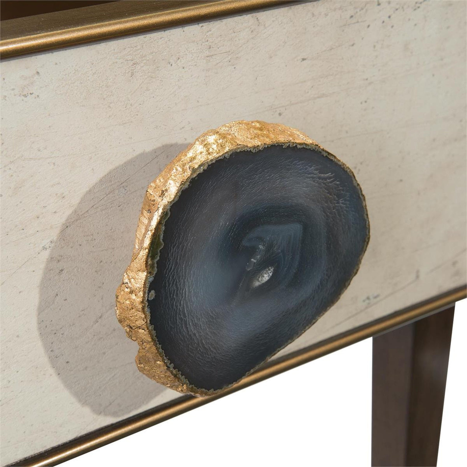 Isola Side Table by John-Richard in black, walnut. Made from unique in a transitional style.