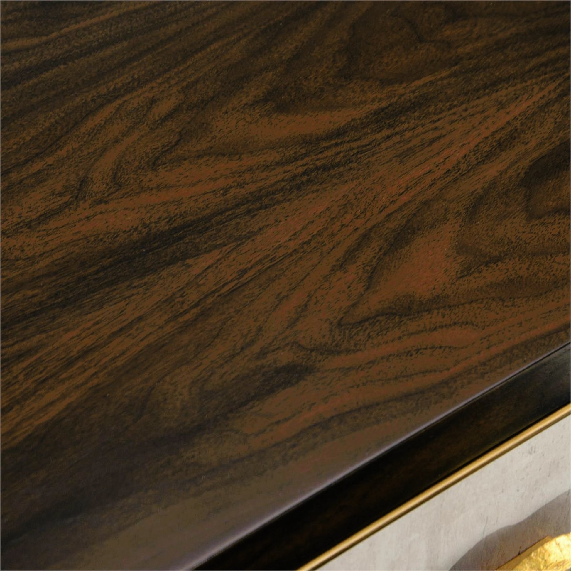Palma Nightstand by John-Richard in black, walnut. Made from unique in a transitional style.