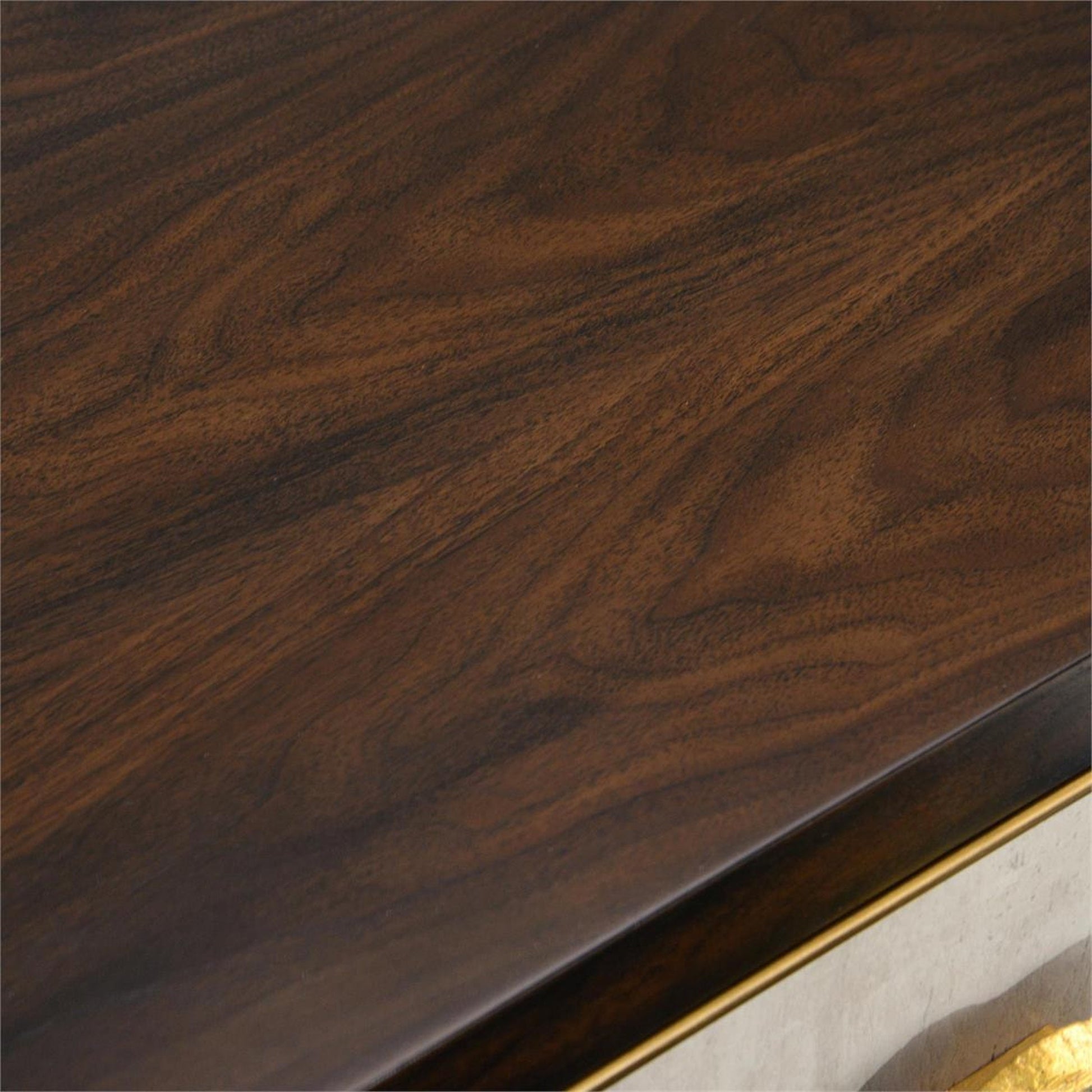 Palma Nightstand by John-Richard in black, walnut. Made from unique in a transitional style.