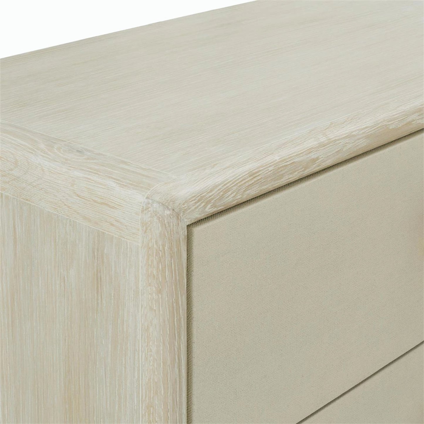 003 SI-2169814 | Closeup | Alba Two-Drawer Nightstand by John-Richard. Made from oak wood in a modern style.