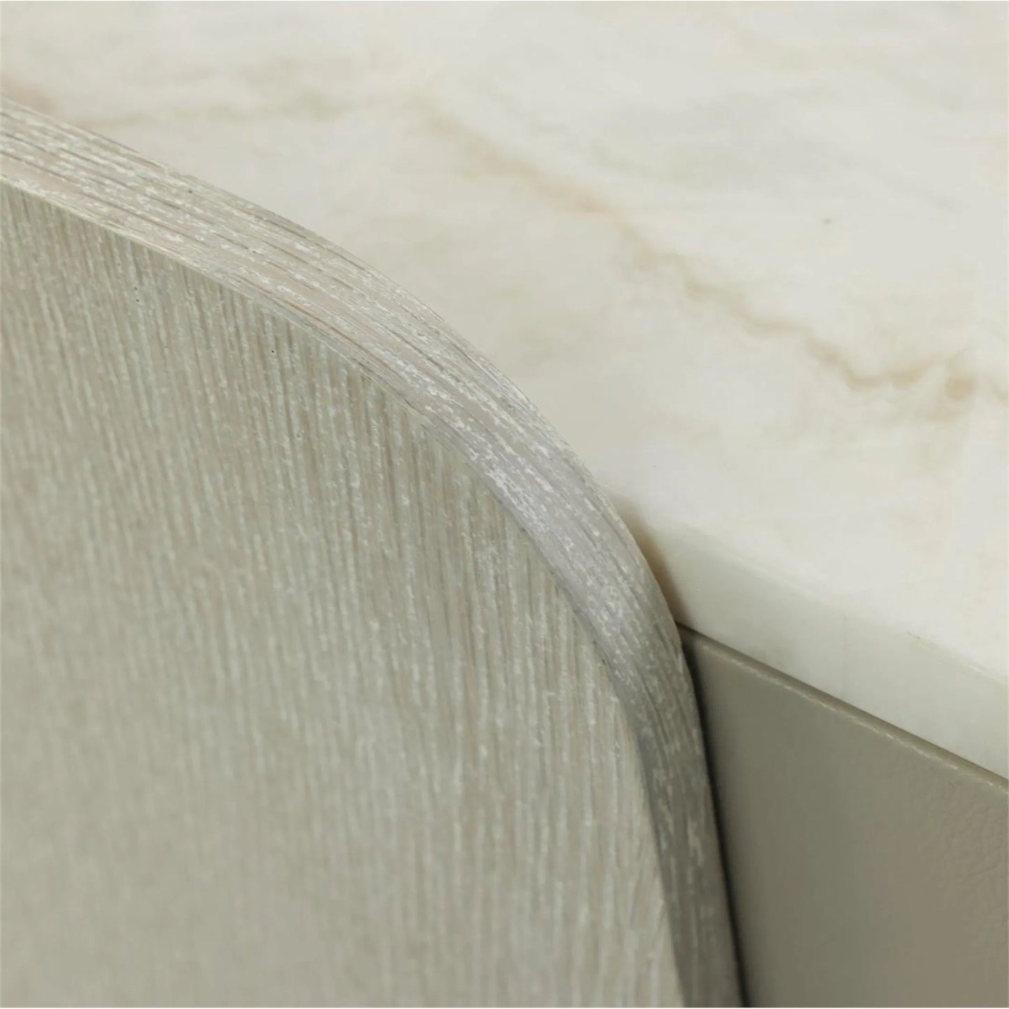 004 SI-2171044 | Closeup | Metro Three-Drawer Nightstand by John-Richard in ivory. Made from unique in a modern style.