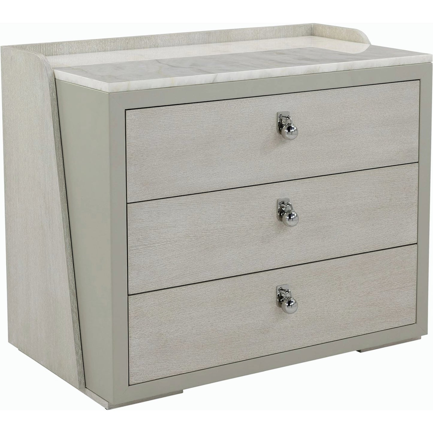 001 SI-2171044 | Primary Silo | Metro Three-Drawer Nightstand by John-Richard in ivory. Made from unique in a modern style.