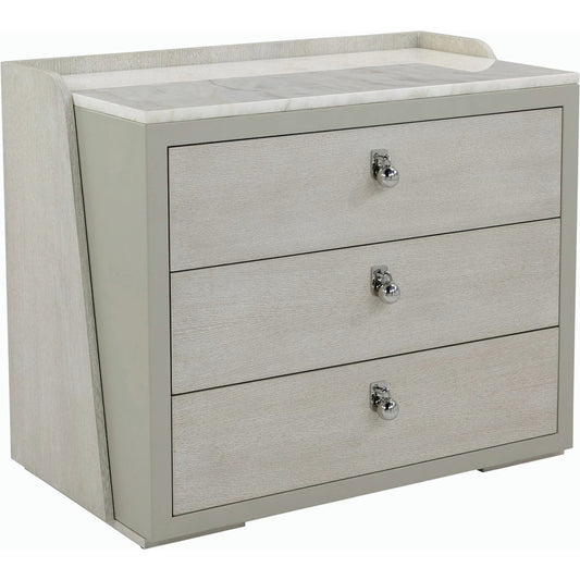 Metro Three-Drawer Nightstand by John-Richard. Made from unique in a modern style.