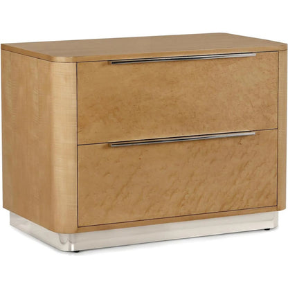 Doncaster Two-Drawer Chest by John-Richard in black. Made from unique in a unique style.
