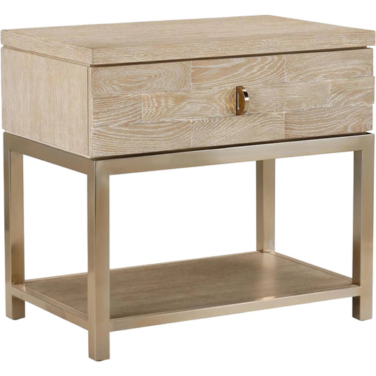 Verity Nightstand by John-Richard in black. Made from unique in a unique style.