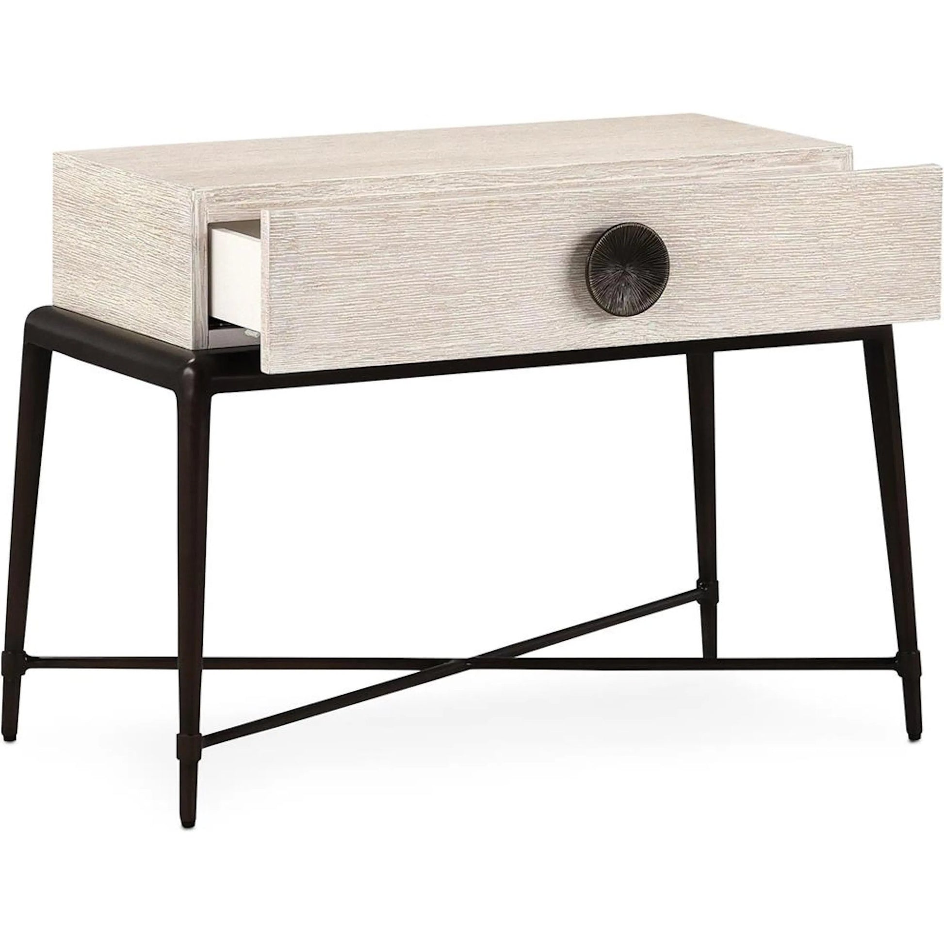 Berkshire Nightstand by John-Richard in white. Made from unique in a unique style.