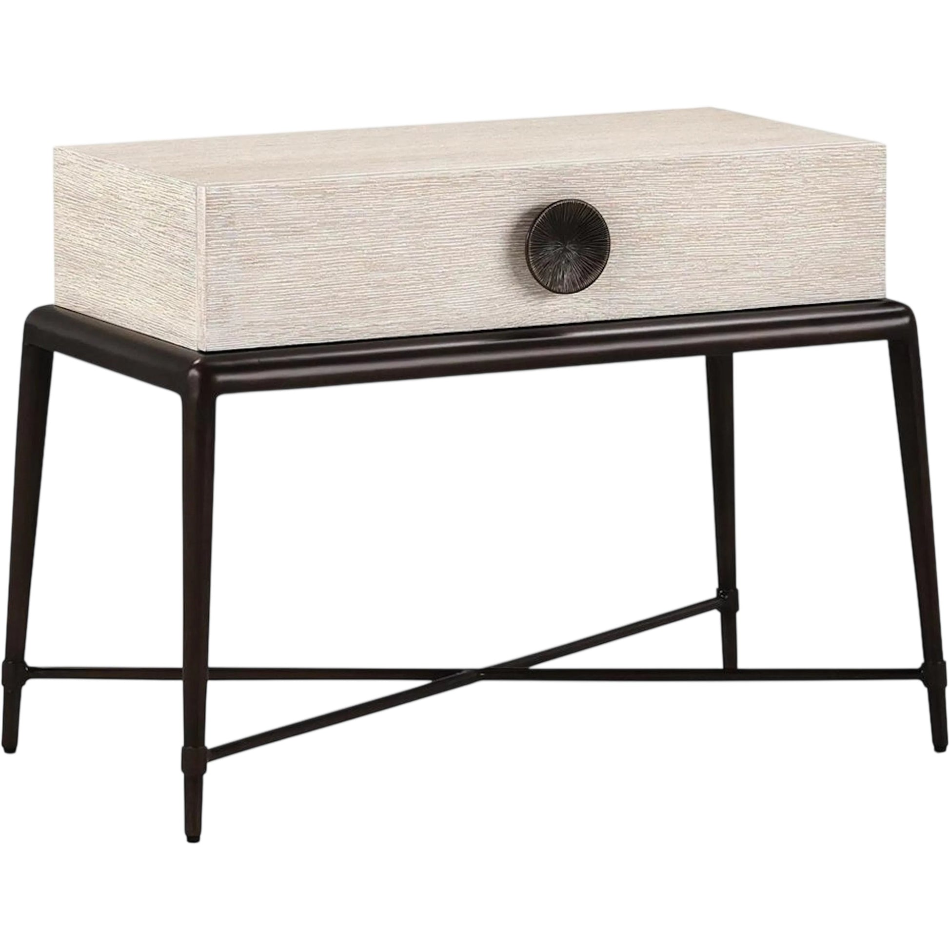 Berkshire Nightstand by John-Richard in white. Made from unique in a unique style.