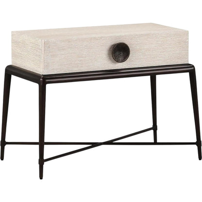 Berkshire Nightstand by John-Richard in white. Made from unique in a unique style.