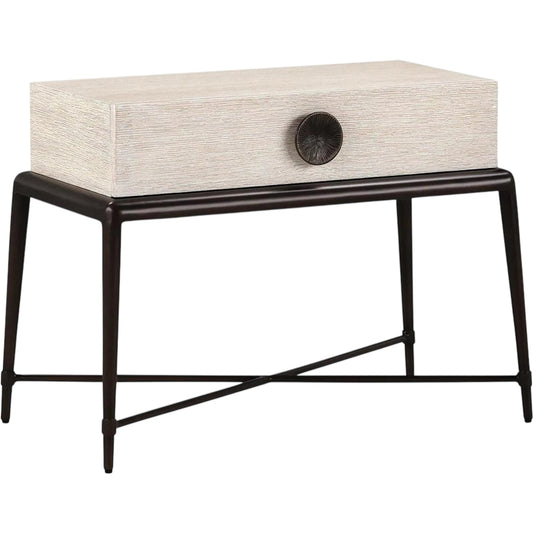 Berkshire Nightstand by John-Richard in white. Made from unique in a unique style.
