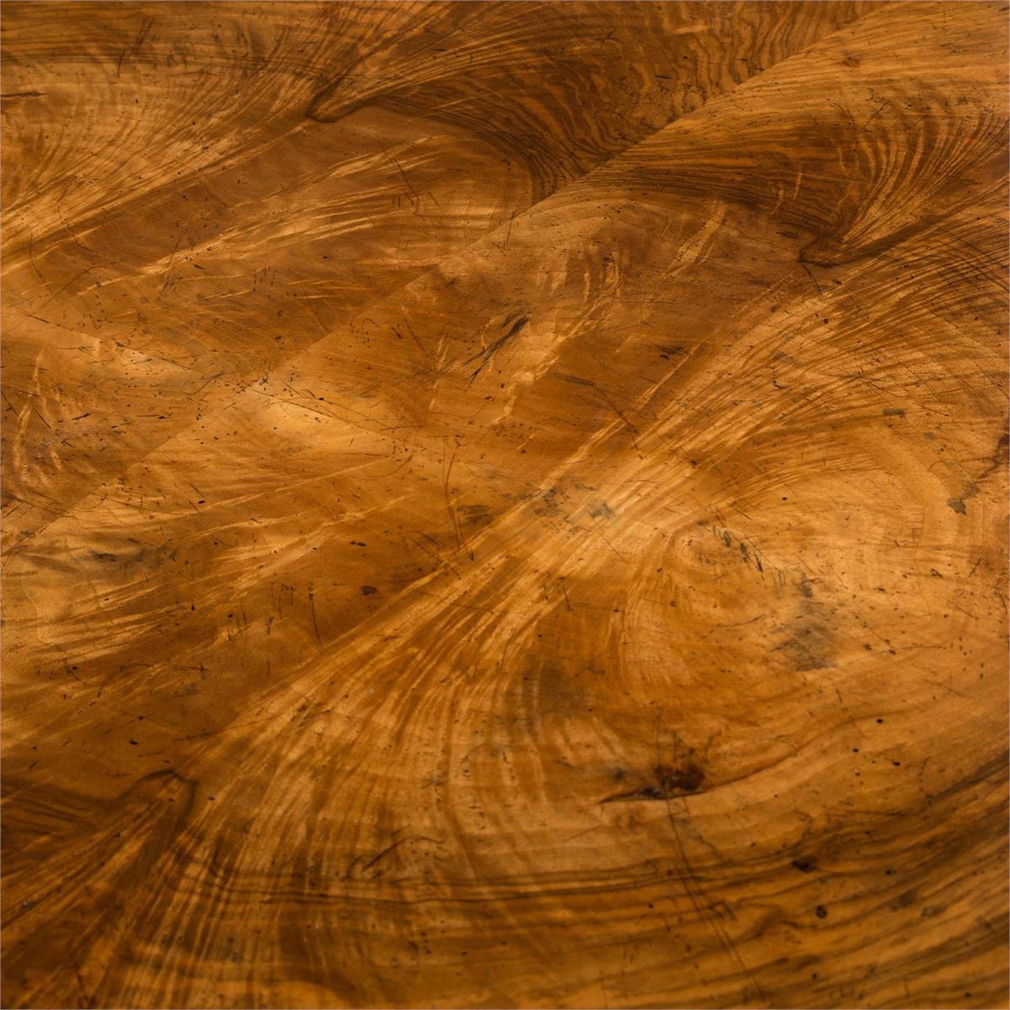 006 SR-863568 | Closeup | Curved Walnut Desk by John-Richard in walnut. Made from unique in a modern style.