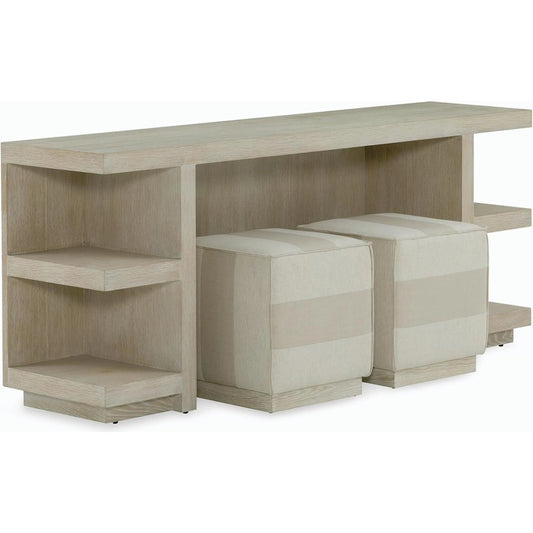 Weiss Console Table with Stools, Set of Three by John-Richard. Made from unique in a modern style.