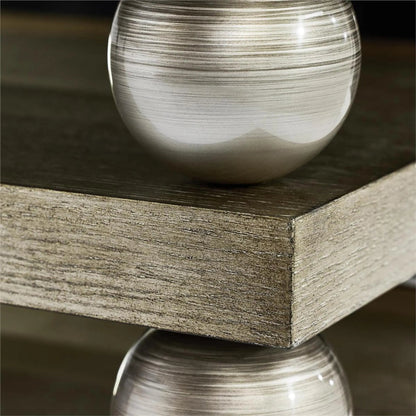 Camadas Console Table by John-Richard in light brown, brown. Made from oak wood, fiberglass in a transitional style.