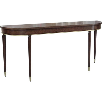 Riverton Console Table by John-Richard in monopoli, polished brass. Made from unique in a traditional style.