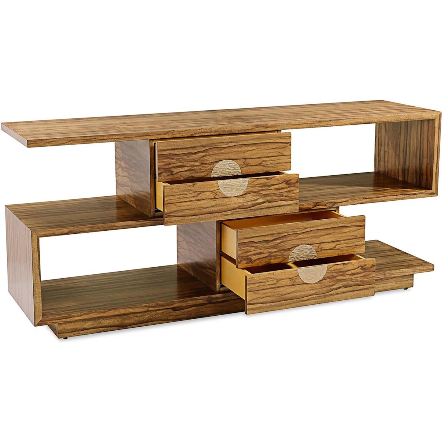 002 SI-2374077 | Additional Silo | Vantage Console Table by John-Richard in natural paldao. Made from unique in a traditional style.