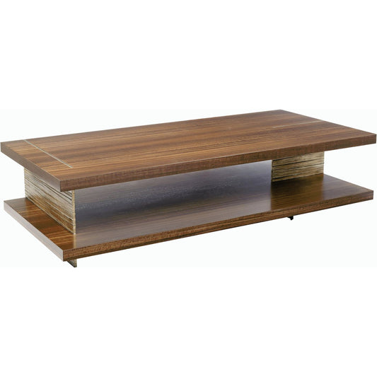 Altillo Cocktail Table by John-Richard. Made from eucalyptus wood in a modern style.