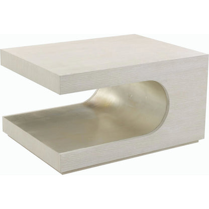 Groove Cocktail Table by John-Richard in gold and black. Made from unique in a modern style.