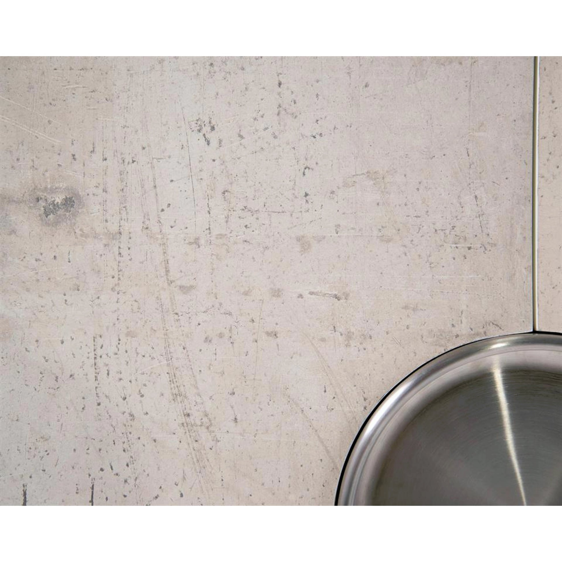 Dante Four-Door Credenza by John-Richard in beluga, stainless steel, white. Made from steel in a modern style.