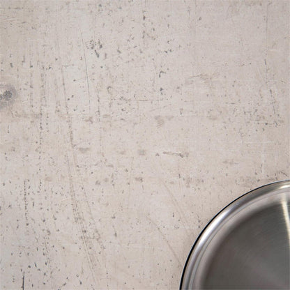 Dante Four-Door Credenza by John-Richard in beluga, stainless steel, white. Made from steel in a modern style.